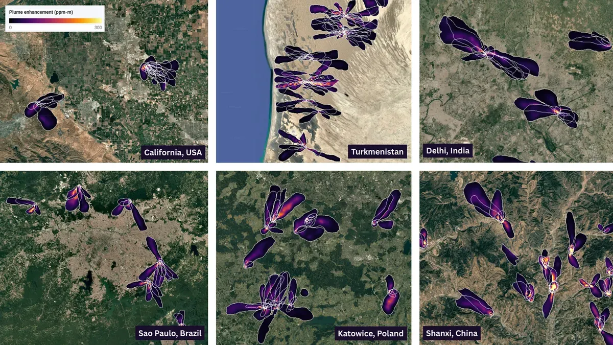 A new deep learning model maps global methane emissions from space.
