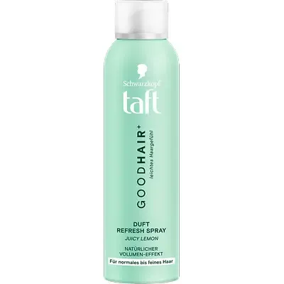 Schwarzkopf präsentiert: taft GOOD HAIR – dein Duft Refresh Spray – für ein sofortiges Frischegefühl und leichtes Finish