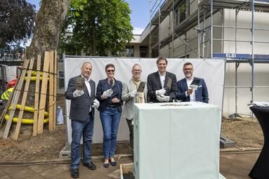 Grundsteinlegung für neue Kita auf der Rheinau
