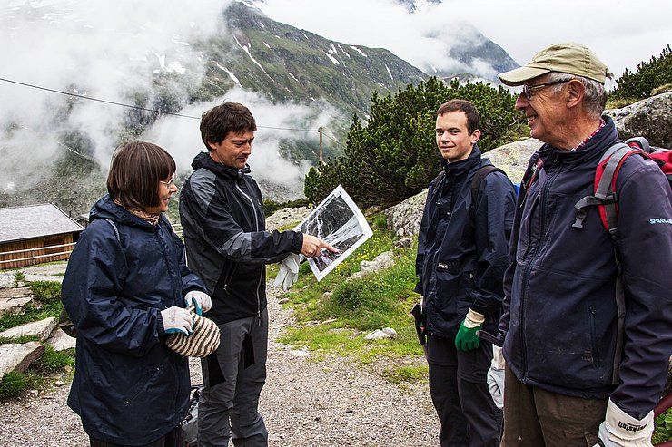 Naturschutzplan auf der Alm