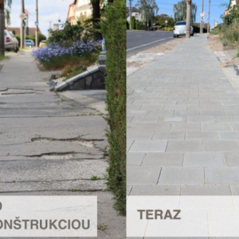 V Čáčove dokončili opravu chodníka