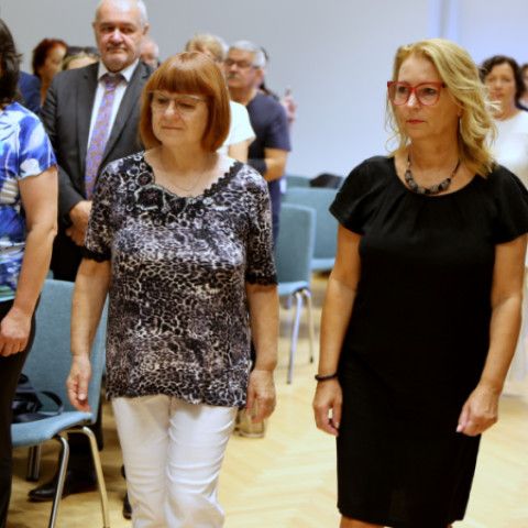 Slávnostné zastupiteľstvo vzdalo poctu Jánovi Petrovi a Miloslavovi Chomovi