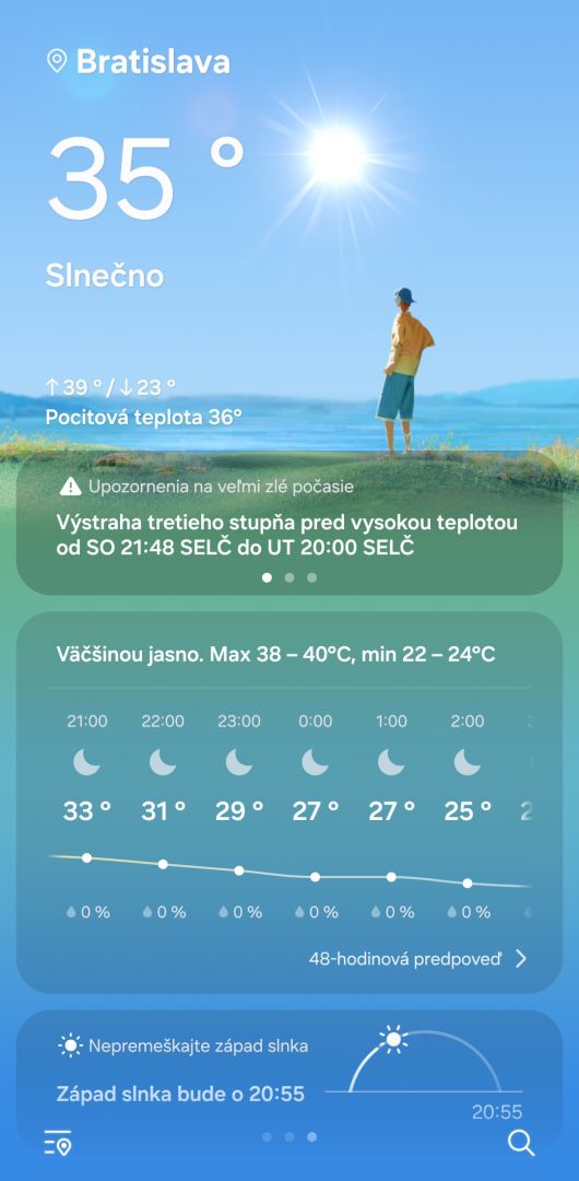 Prečo každá aplikácia ukazuje iné počasie? Toto je dôvod