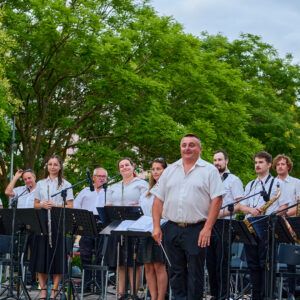 Letný promenádny koncert Dychového orchestra mesta Galanta v Senci