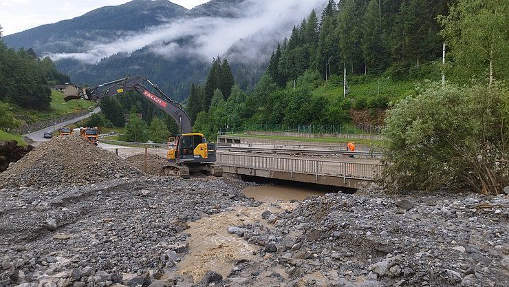 Pitztal: Mure verlegt Landesstraße
