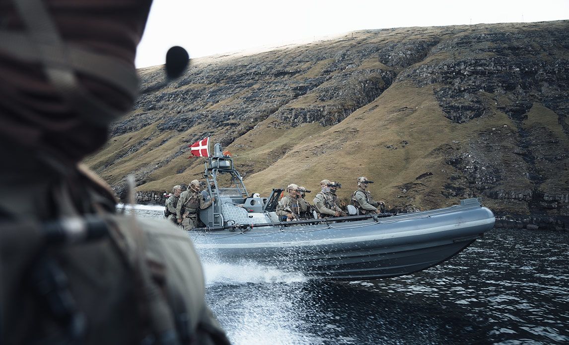 Dansk-britisk træning på Færøerne