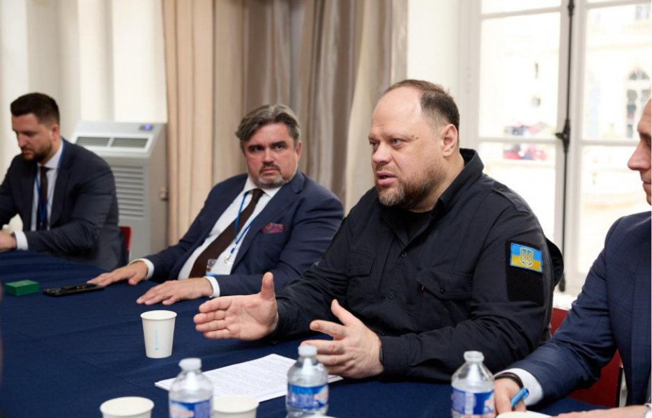 Руслан Стефанчук зустрівся з Президенткою Європарламенту Робертою Мецолою