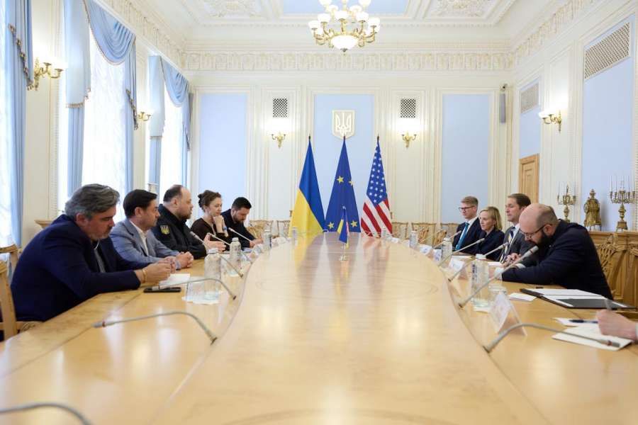Руслан Стефанчук обговорив із представниками Конгресу США посилення підтримки України та санкційний тиск на росію