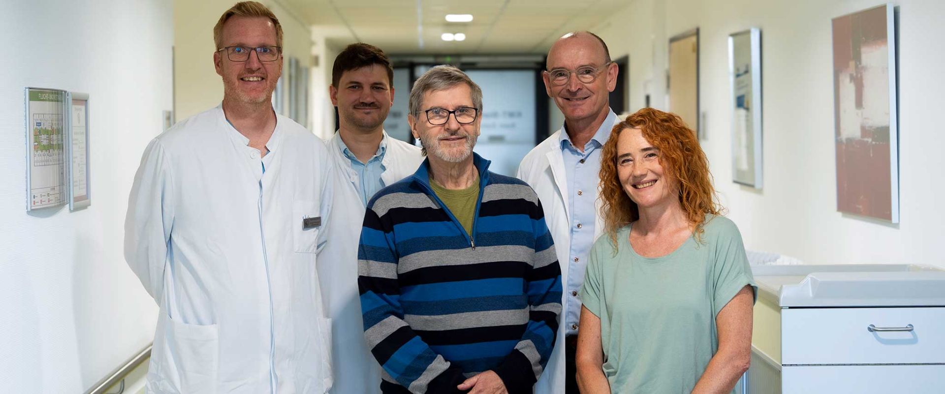 Patient mit Lymphdrüsenkrebs findet rasche Hilfe am UKB