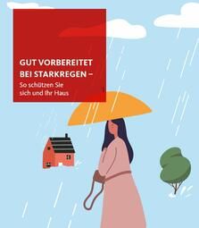Gut vorbereitet bei Starkregen