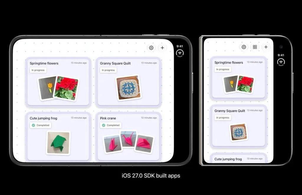 Apple sa vysmial Android skladačkám. Vzápätí sa ukázalo, že nový iPhone Duo má rovnaký problém