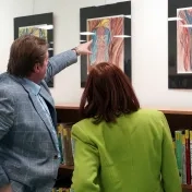 Vernisáž Aleny Sedlákovej (Alenis): TRBLIETANIE SVETIEL A AKVARELY