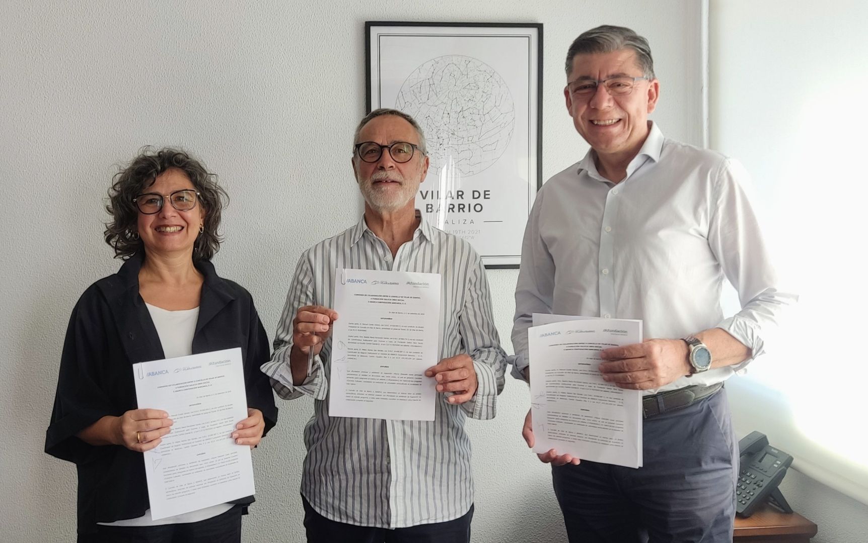 ABANCA, Afundación y el Concello de Vilar de Barrio firman un convenio de colaboración para realizar la exposición «Fauna esencial»