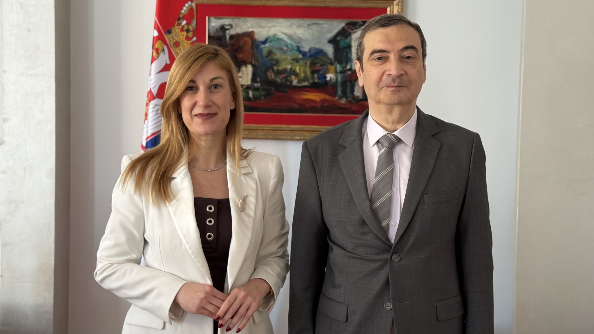 Јовановић са амбасадором Азербејџана