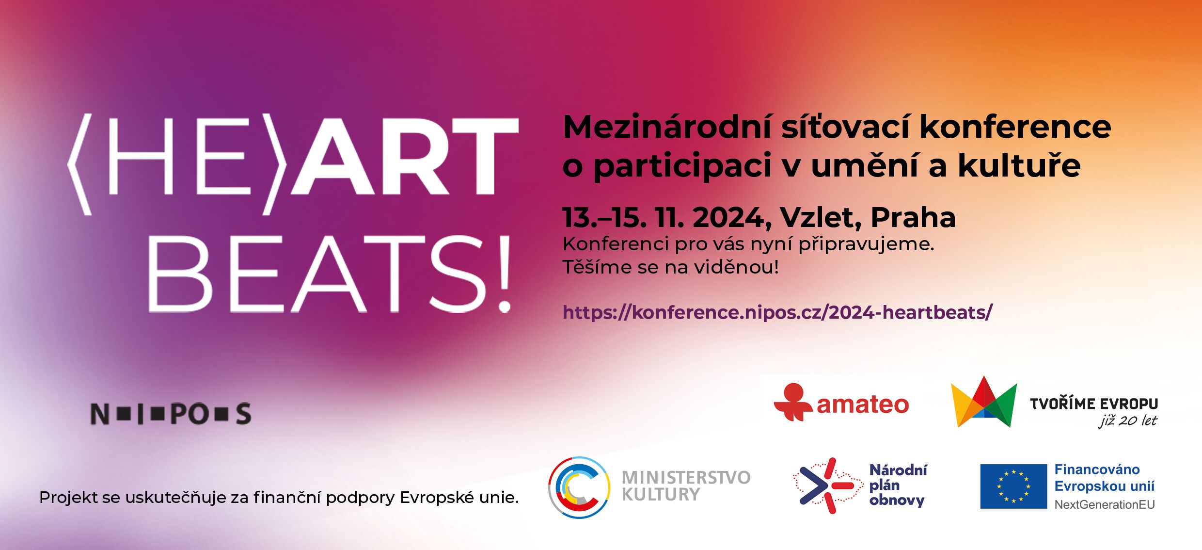 (HE)ART BEATS! 2024 – Mezinárodní síťovací konference o participaci v umění a kultuře