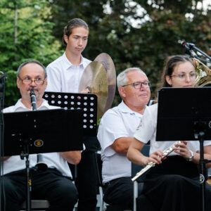 Letný promenádny koncert Dychového orchestra mesta Galanta v Senci