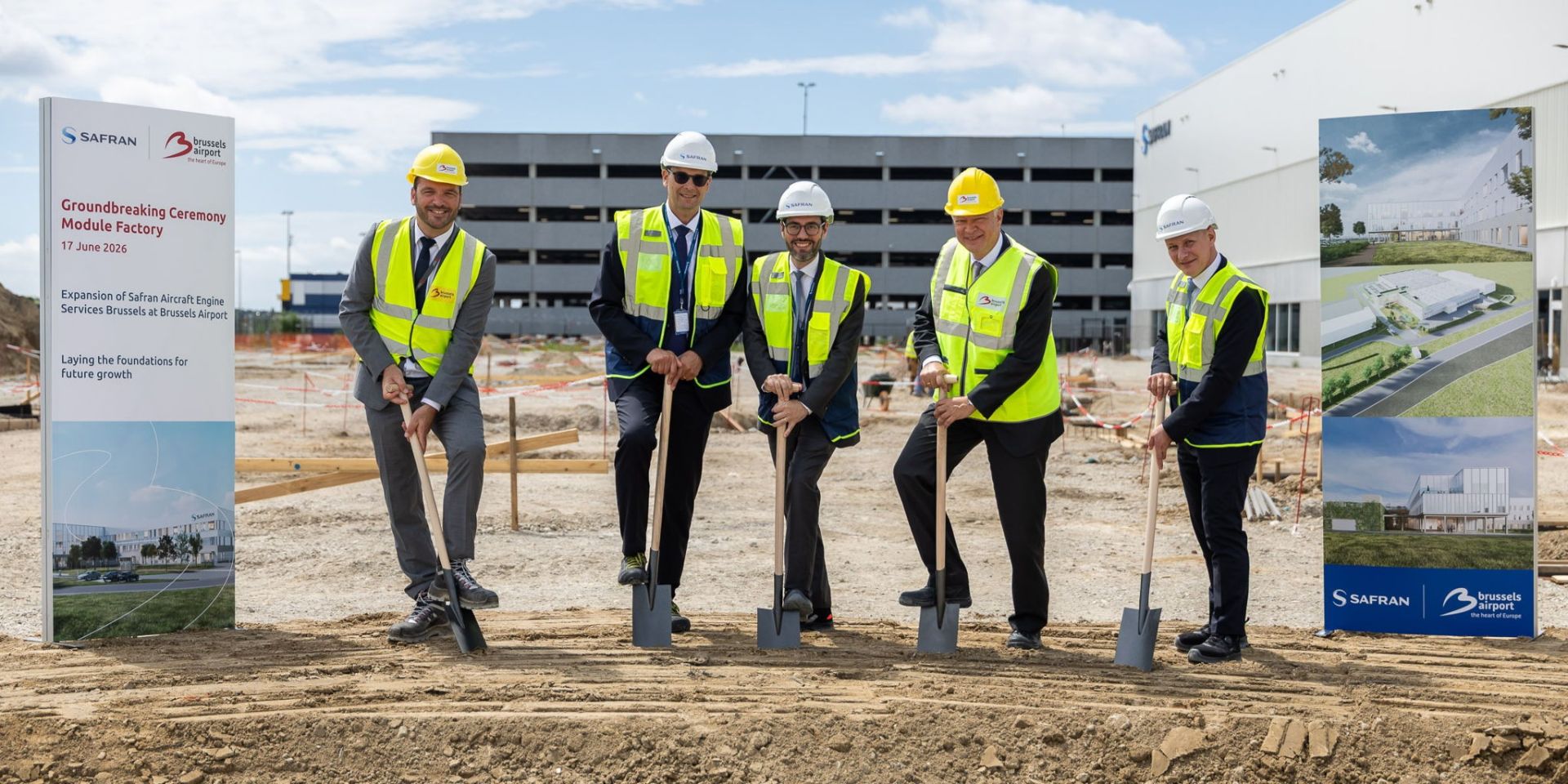 Brussels Airport et Safran lancent la construction d’une Module Factory pour la maintenance des moteurs LEAP