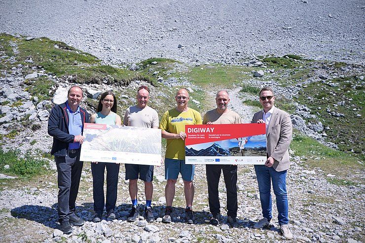 Bergwandern wird digital: Euregio-Projekt DIGIWAY macht Bergwege sicherer