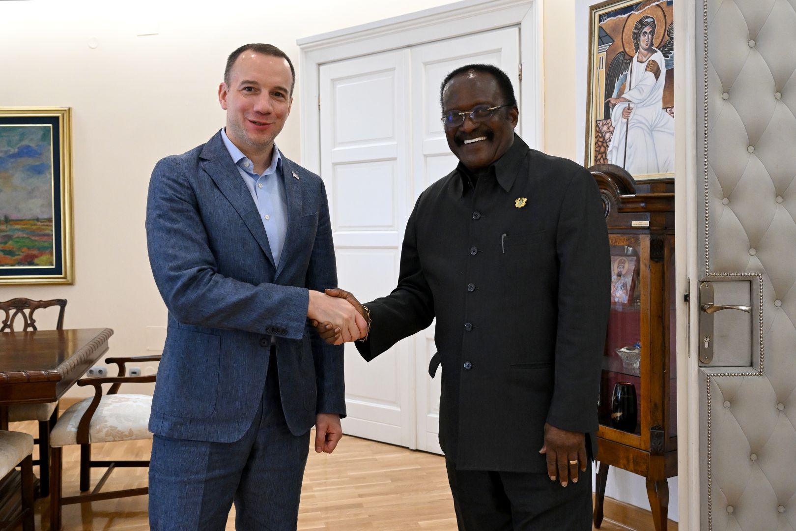 Јовић са амбасадором Гане