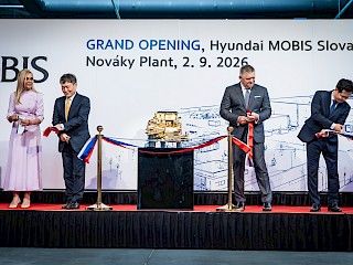 Nový závod Mobis v Novákoch je vynikajúcim príkladom transformácie regiónu Horná Nitra
