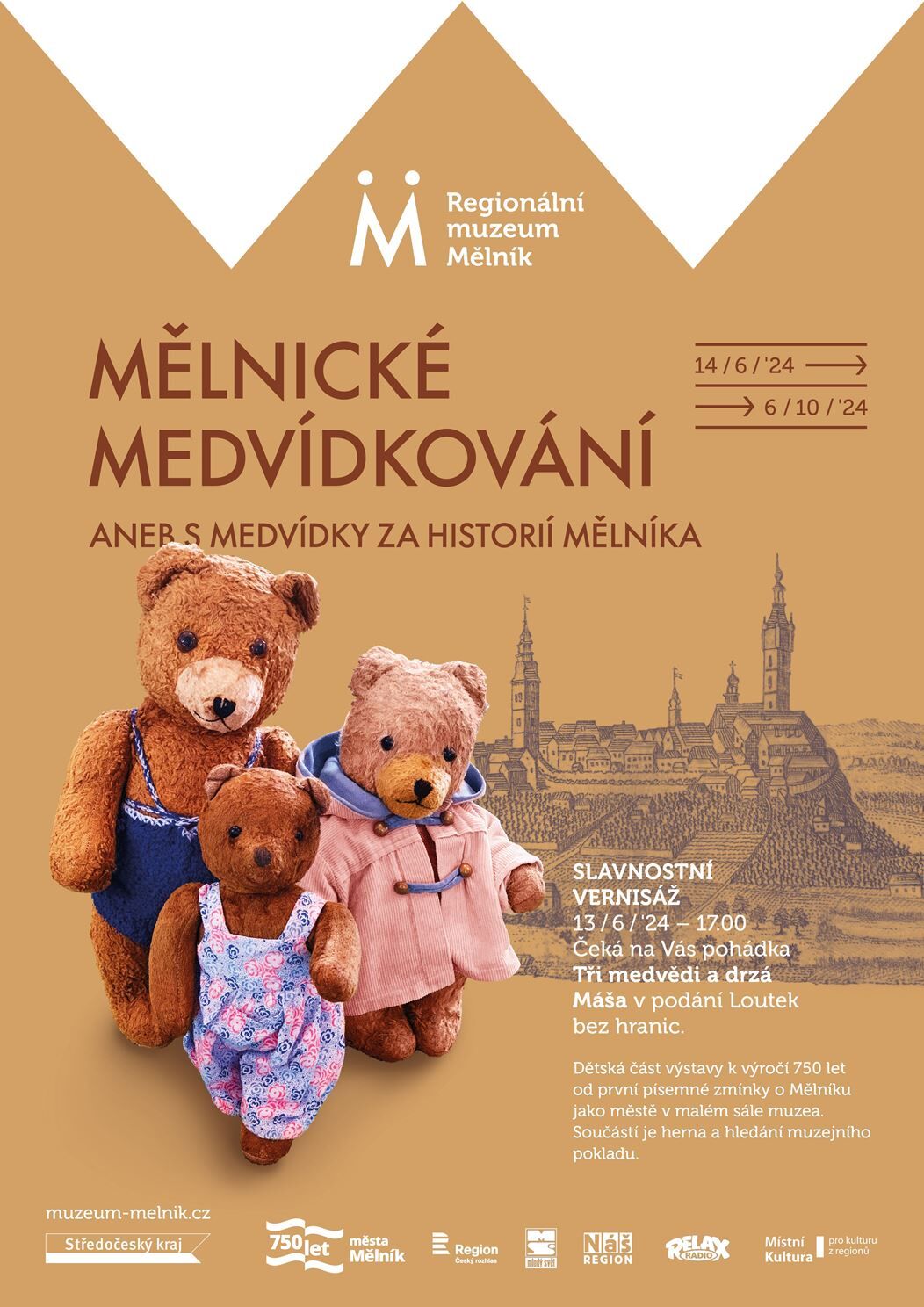 Mělnické medvídkování aneb S medvídky za historií Mělníka