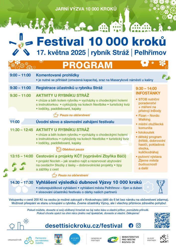 Pozvánka na Festival 10 000 kroků