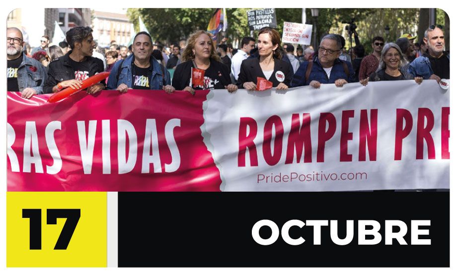 Octubre en positivo: consulta la agenda del Pride Positivo 2026