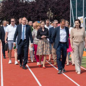 Slávnostné odovzdanie výsledkov projektu „Športový areál ZŠ Mlynská – 1. etapa“ spolufinancovaného z Programu Slovensko