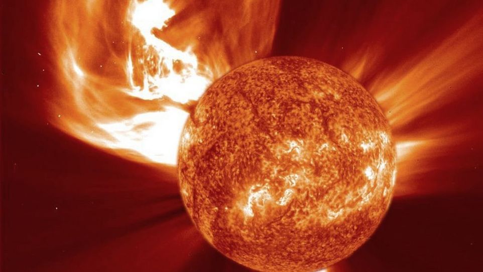 Eruption im Labor