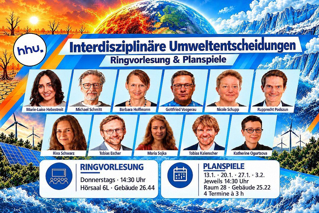Neues, interdisziplinäres Studienmodul Wie entstehen Umweltentscheidungen?