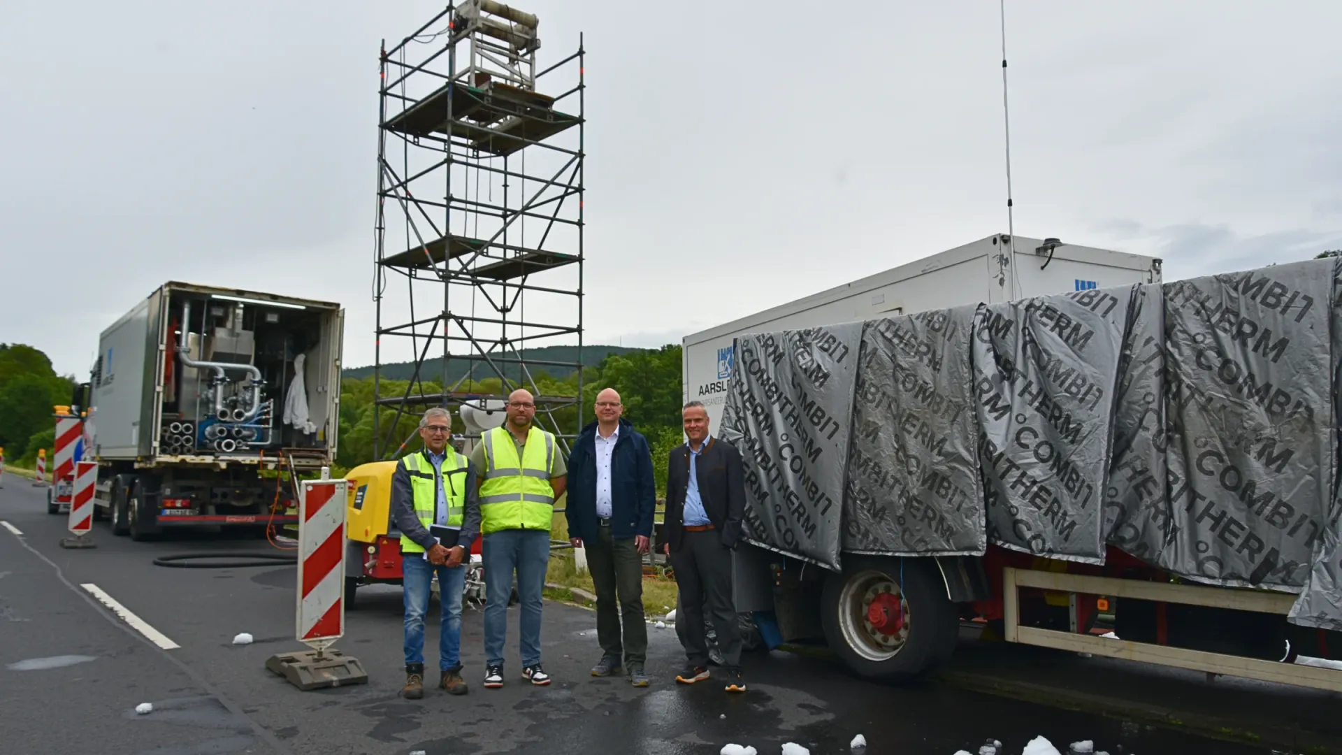 Kanalsanierung ohne Bagger – aber mit Schnee