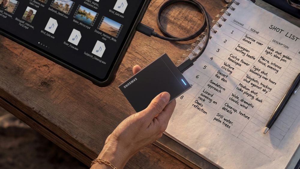 Gamescom 2026 : Samsung dévoile les P9 et P7, deux SSD externes USB4