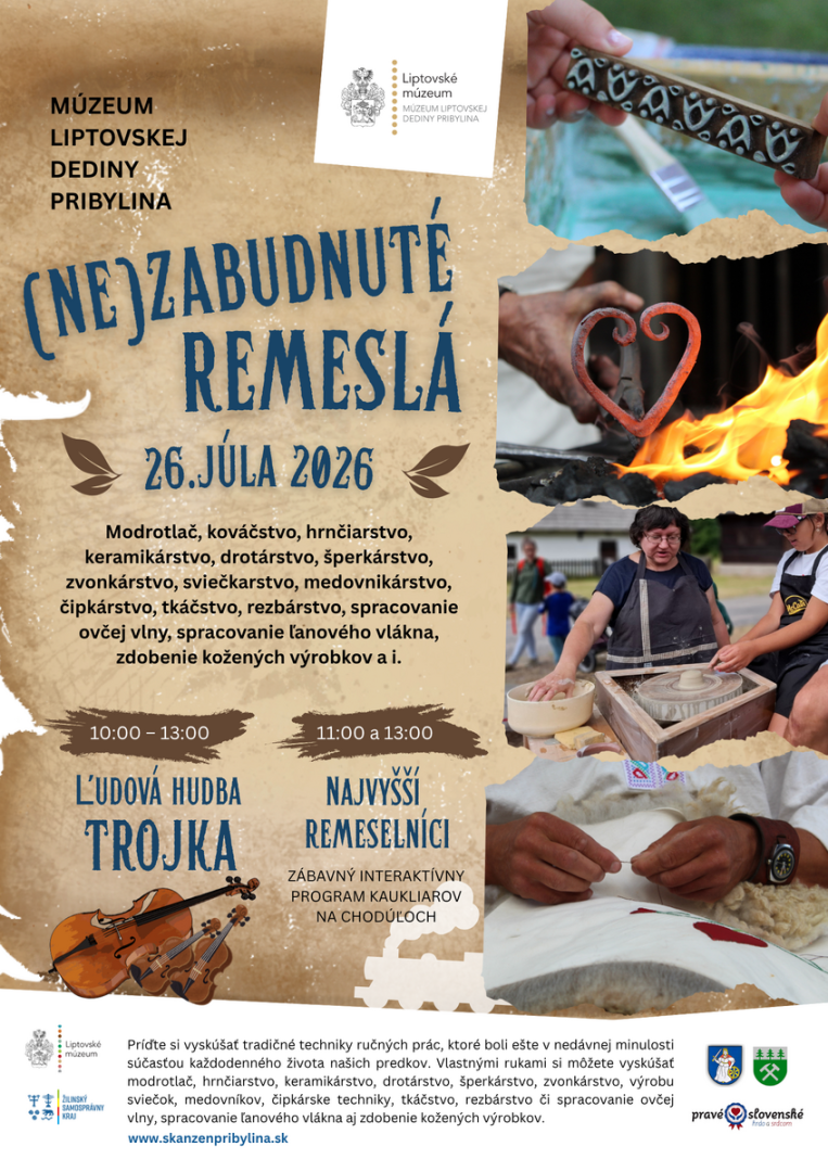 (NE)ZABUDNUTÉ REMESLÁ PREDSTAVIA POCTIVÚ RUČNÚ PRÁCU NAŠICH PREDKOV