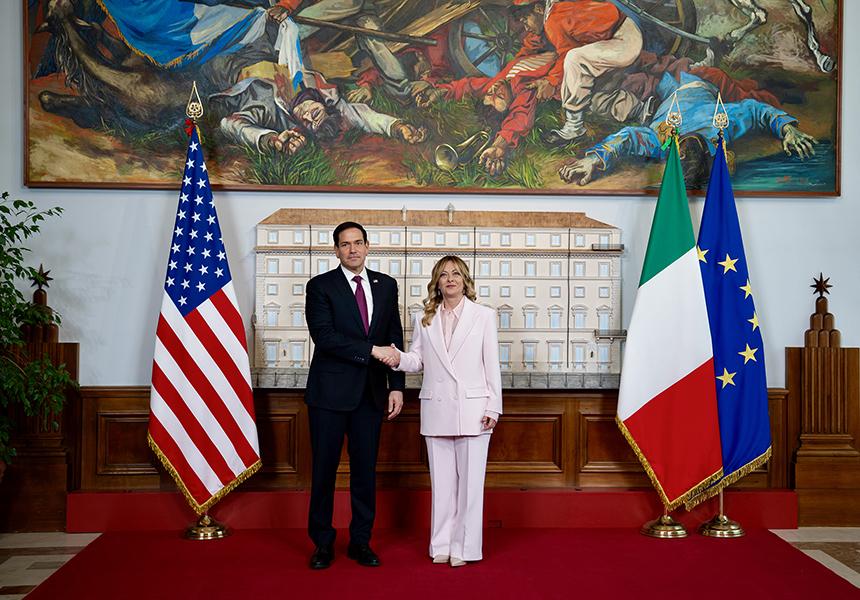 Incontro con il Segretario di Stato USA Rubio