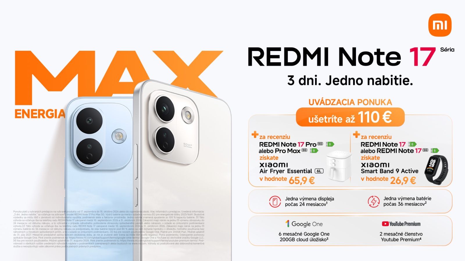 Séria REDMI Note 17 na Slovensku: Štyri modely, obrovské batérie a ceny od 219 eur