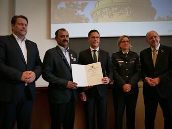 Muhammad Afzal mit Rettungsmedaille ausgezeichnet