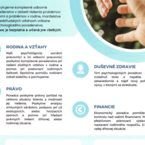Senická Poradňa komplexnej pomoci funguje aj v lete