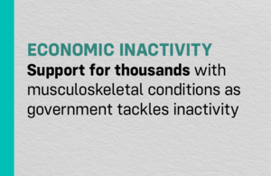 Support for thousands with musculoskeletal conditions as government tackles inactivity
