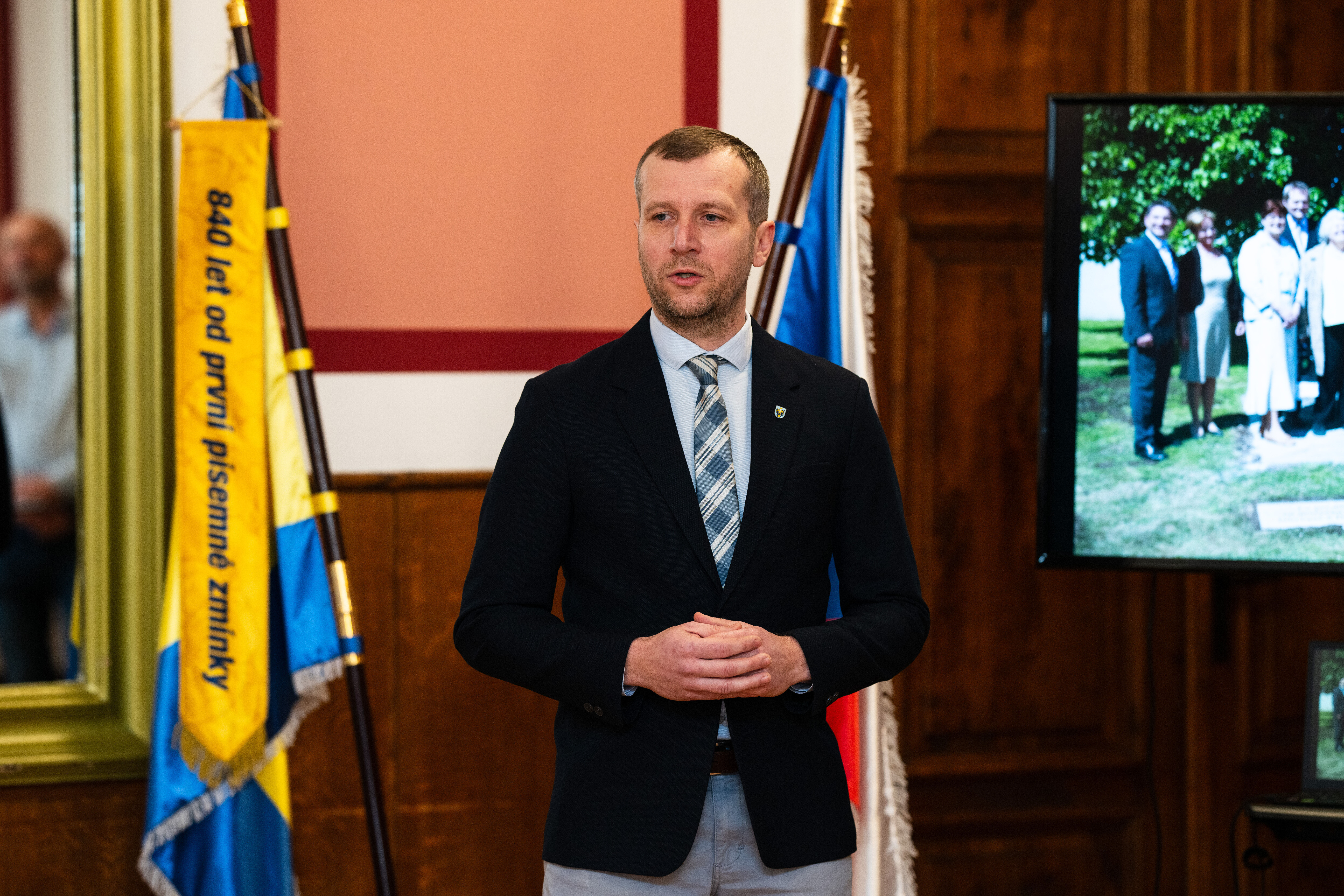 Město Dačice uspořádalo setkání současného a bývalého vedení města