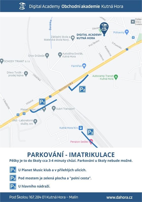 Imatrikulace studentů tří nových tříd v Digital Academy - Obchodní akademie v Kutné Hoře – Malíně.