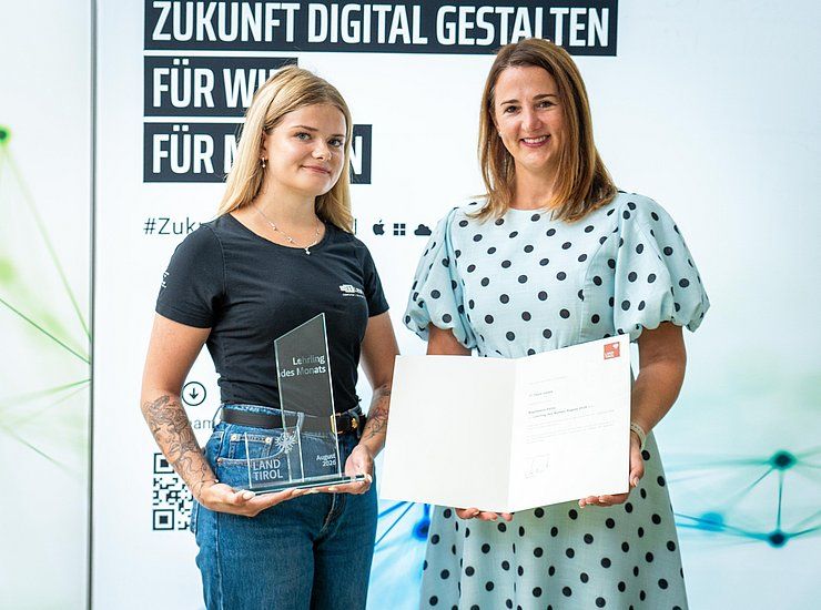 Magdalena Pellin aus Wattens ist „Lehrling des Monats August 2026“