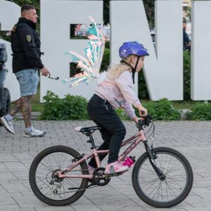 Prvá tohtoročná Nočná cyklojazda mestom Senec