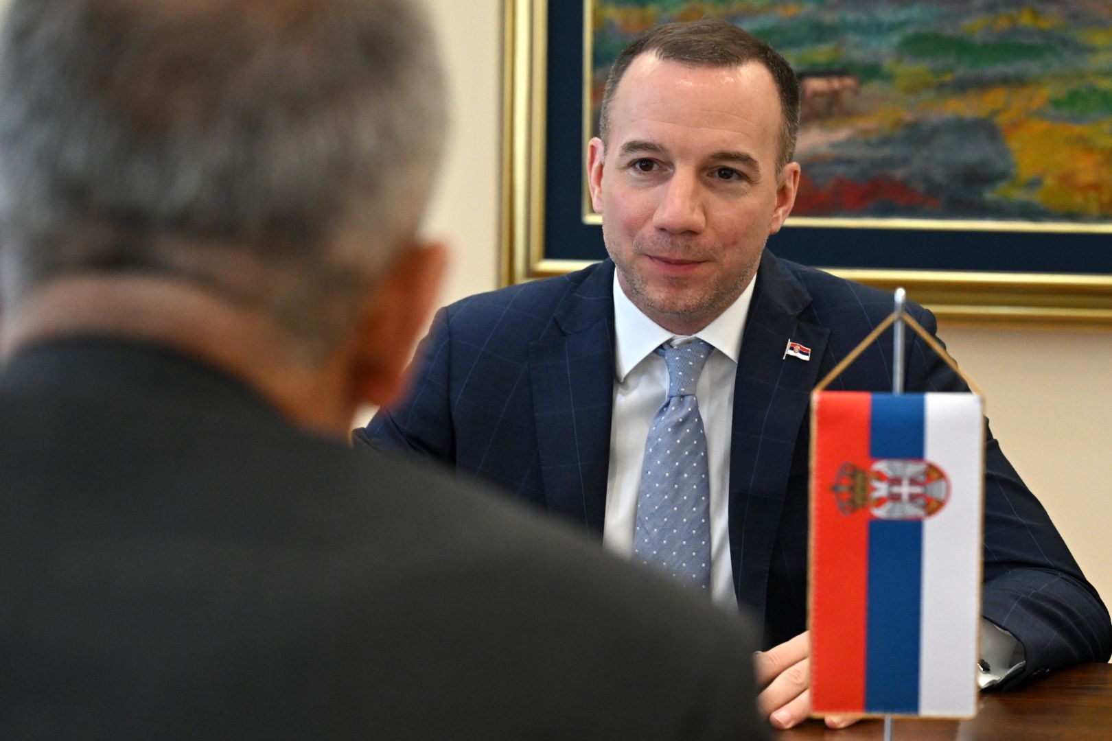 Јовић са амбасадором Државе Палестине