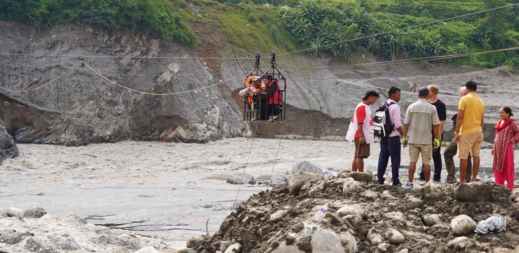 Nepal na de overstroming: veel dorpen nog altijd moeilijk bereikbaar