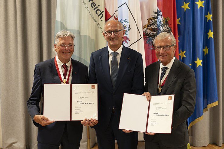 Großer Tiroler Adler-Orden für Wilfried Haslauer und Peter Kaiser