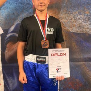 Tobias Medveď 3. v kickboxe