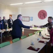 Rektor prijal jubilantov: Poďakoval im za roky práce a oddanosti