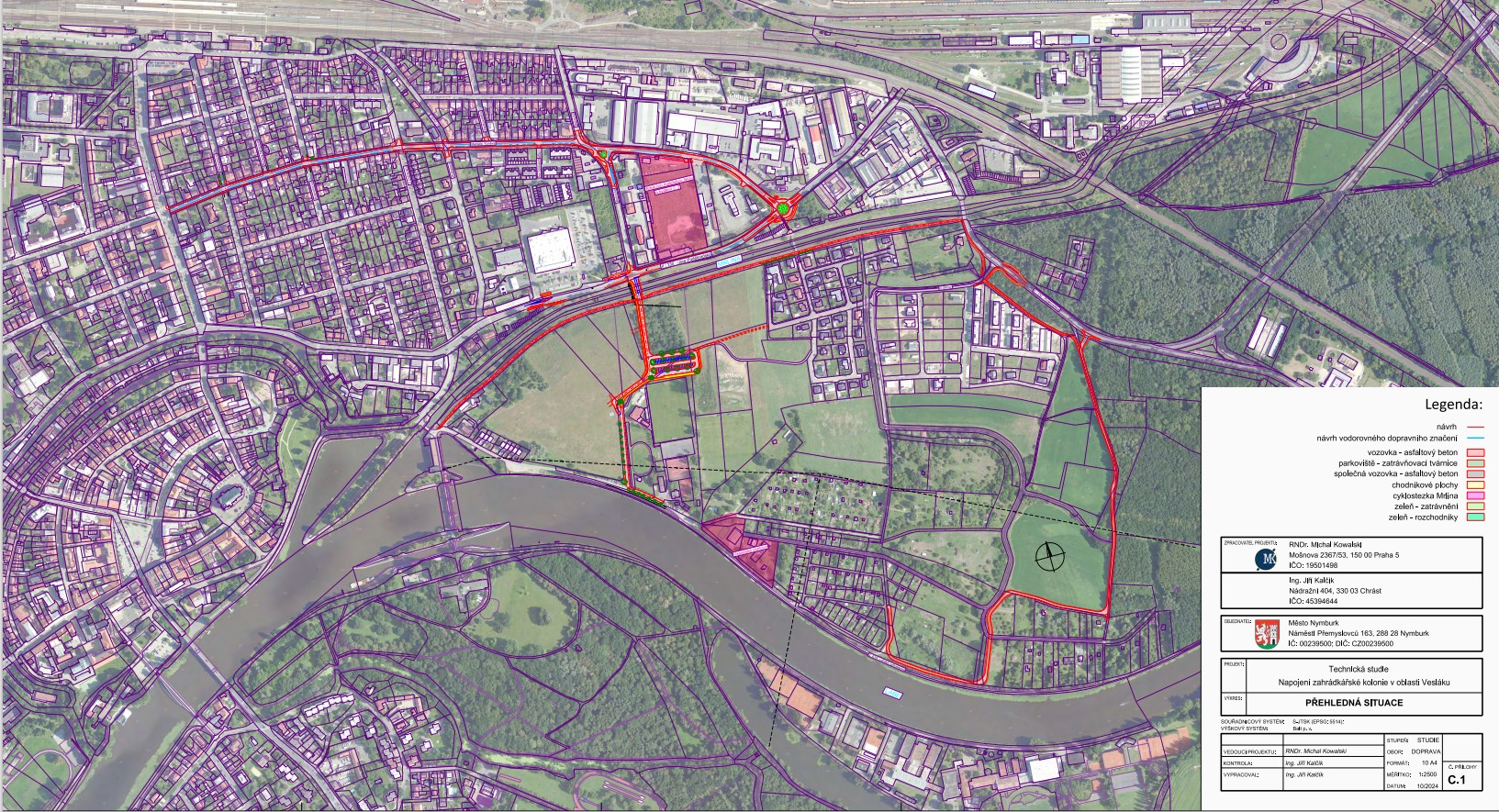 Město Nymburk posílí dopravní dostupnost sportovního centra Veslák a připravuje rozvoj lokality