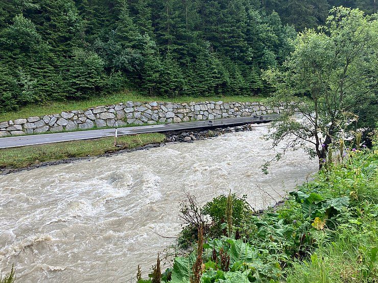 Pitztal: Mure verlegt Landesstraße