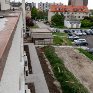 Do polikliniky sa už vstupuje z opačnej strany